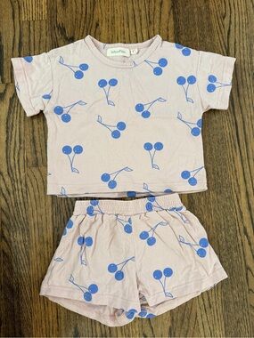 Indy and Pippa Cherry Set 2T